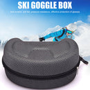Ski goggles case, sunglasses, a scratch-resistant Snowboard from hard box trä