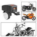 PD QC3.0 USB Motorcycle Charger with Voltmeter Waterproof Power Supply Adapter