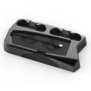 Vertical Stand for PS5 with Cooling Fan 14 Game Slots Dual Controller Charger
