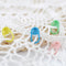 100pcs Locking Stitch Marker Lock Pins Plastic Ring Markers for Knitting Newly