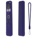 Silicone Cover for Sony RMF-TX520E TV Remote Control Case (Midnight Blue)