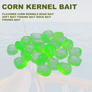 30x Soft PVC Corn Smell Float Carp Fishing Lures Artificial Bait (Green) Newly