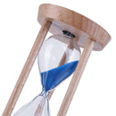 Wooden Sand Clock 3 Minutes Hourglass Sandglass Kids Toothbrush Timer(Blue)