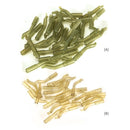 Carp Fishing Hook Sleeve Silicone Hair Rig Aligner Tackles (Green 50pcs)