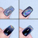 Cat Eye Nail Gel Holographic Glitter Colorful Reflective Glitter Magnetic Gel