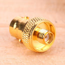 2pcs Coaxial RF Connector SMA Female to BNC Female Convert Adaptor Newly