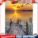 Painting By Numbers Kit DIY Seagull Bridge Canvas Oil Art Picture Craft