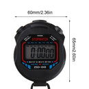 Sports Portable With Strap Digital Timer LCD Stopwatch Chronograph Time Counter