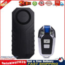 Wireless Anti-Theft Bike Alarm Motorcycle Warning Vibration Sensor (22R2) Newly