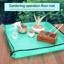 Plant Repotting Mat Waterproof Foldable Planting Pot Pad (Green 68x68cm) Newly