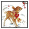 14CT Printed Partial Cross Stitch DIY Little Deer Hand Painting Room Decoration