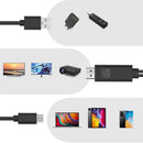 UC-505 1.8m USB Type C to HDMI-Compatible Converter Cable with USB Power Supply