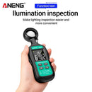 UV Radiometer Handheld 200K UV Meter Digital Light Meter Photometer Luxmeter