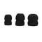 6pcs In Ear Earphone Silicone Earbuds Replacement for KZ LZ A4 DZ9 (Black) Newly