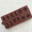 Cake Tools Baking Molds Santa Christmas Chocolate Mold Christmas Silicone Mold