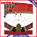 Springlinges 3 Piece Christmas Chair Covers, Santa Claus Cap, Chair Back