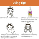 Turmeric Oil Skin Acne Clear Skin Dark Spot Corrector Whitening Serum Face K2J5