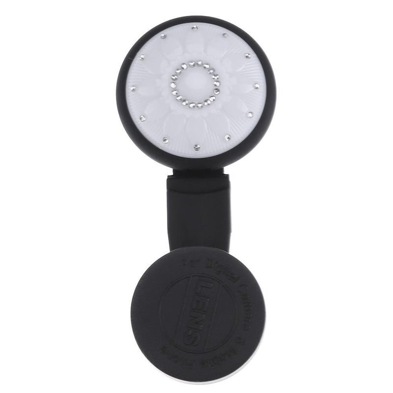 4600k Selfie Flash Light Filling 8 LED with Clip Wide Angle Lens Macro Lens