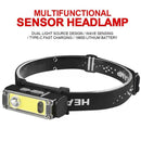 COB + XPE LED heavy flood light Smart Sensor headlight red light