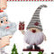 Wood DIY Crafts Santa Claus Christmas Ornaments Decorations Desktop Decoration