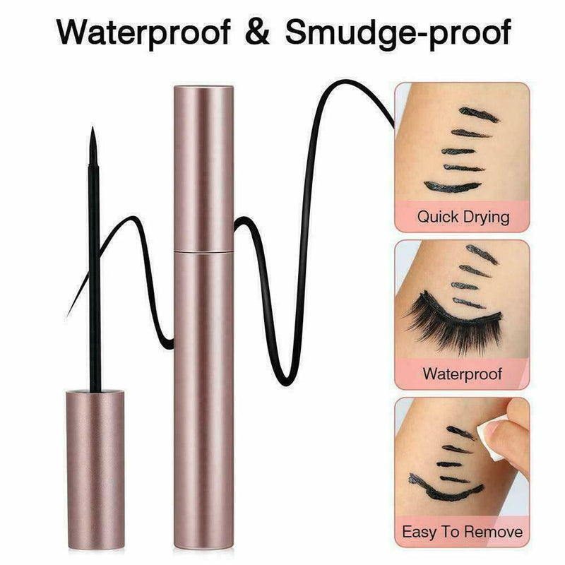 10 Pairs Eyelashes Tweezer Long Lashes Set Waterproof Popular Eyeliner I3V0