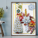 Festive Flowers 5D Part Drill Special Shaped Kit DIY Diamond Painting Ornamen