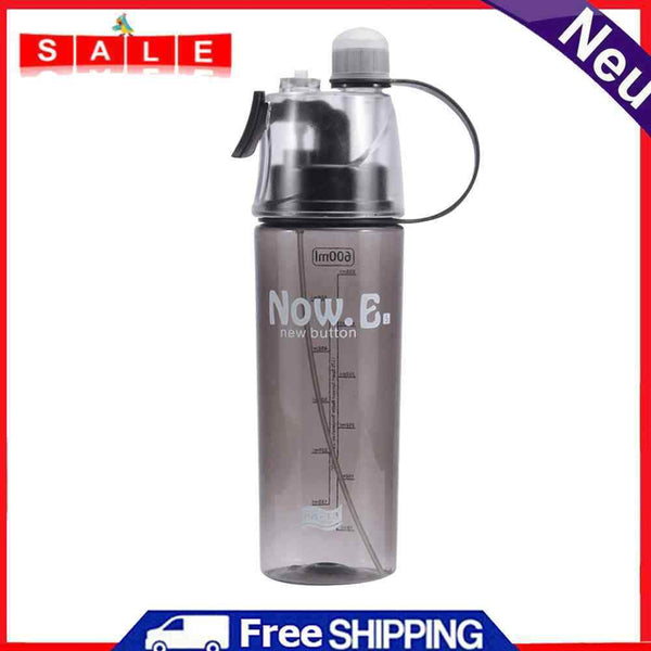 Portable 600mL Outdoor Cycling Camping Leakproof Water Bottle Sport Spray Kettle