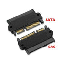 SFF-8482 SAS To SATA 22 Pin Angle 180 DegreeHard Disk Adapter Converter W9 7Y6R