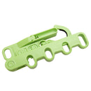 Multifunctional Foldable 5 Holes Drying Rack Clothes Hanger Hook (Green)