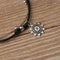 Women Summer Beach Leather Jewelry Anklets Sun Pendant Beads Charm  Foot Chain