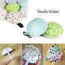 Storage Tool Home Supplies Floral Wrist Strap Needle Holder Sewing Pin Cushion