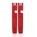 2pcs Bicycle Tire Lever MTB Bike Link Chain Plier Pry Bar Repair Tool (Red)