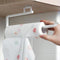 Paper Towel Holder Wall Mounted Hooks Kitchen Storage Organizer Gadget Set`
