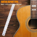 Guitar Neck Notched Ruler Fret Fingerboard Straight Edge Measuring Tool Newly
