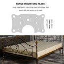 Stainless Steel Hinge Repair Plate Plate Installer Kit for Cabinet Window D