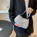 Rhinestones Evening Clutch Shiny Dinner Party Wedding Women Handbag (Strap)