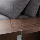 Nordic Retro Iron Line Flower Vase Metal Plant Holder Flowerpot Decor (A)