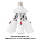 E27 Adjustable Lamp Holder LED Bulb Socket Base Adapter Converter (5-head) Newly
