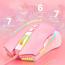USB Wired Gaming Playing Mouse Non-Slip 6-Gear Adjustable DPI RGB Computer Mice