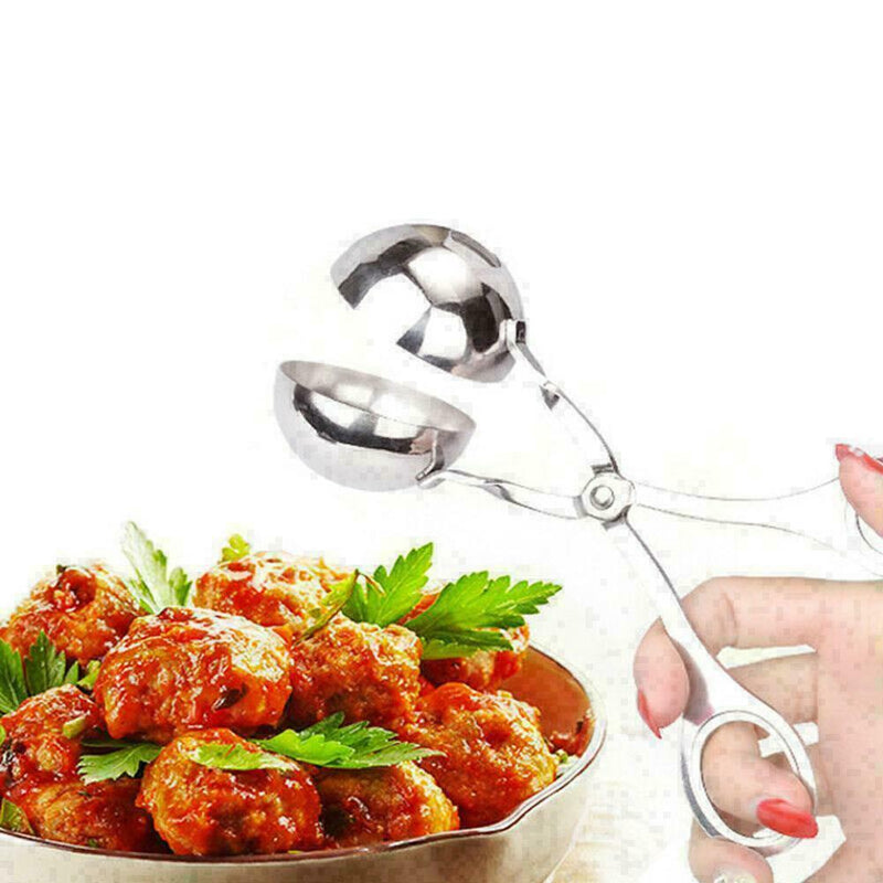 Non Stick Steel Stuffed Meatball Clip Maker Cooking B7O3 D4G3 Mold Kitchen R8O1