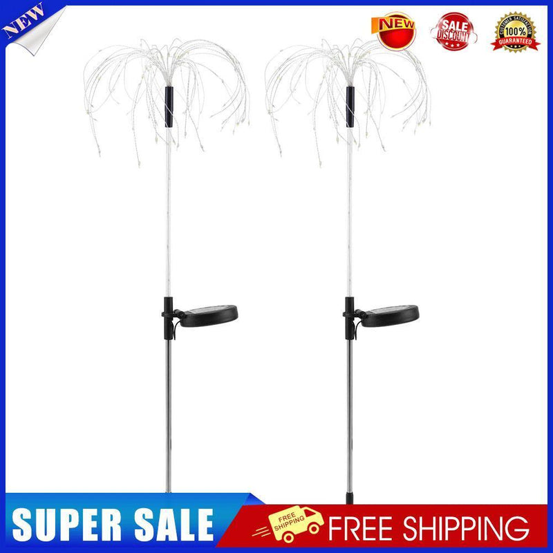 125LED Solar Fireworks Dandelion Light Outdoor Garden Patio Decor (2pcs)