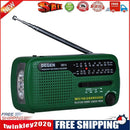 DE13 Flashlight FM AM SW Dynamo Solar Power Emergency Radio World Receiver