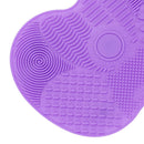 Durable Makeup Brush Cleaner Mat Easy Clean Washing Tool Scrubber Cleaning Pad