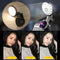 4600k Selfie Flash Light Filling 8 LED with Clip Wide Angle Lens Macro Lens