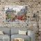 Partial Cross Stitch 14CT Cotton Thread DIY Street Handmade Stamped Needlework