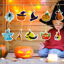 10pcs Halloween Decorative Diamond Painting During DIY Hanging Mosaic Ornaments
