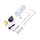 Black Single String Fan Bass Bridge with 4pcs Screws Guitar Instrument Accessory