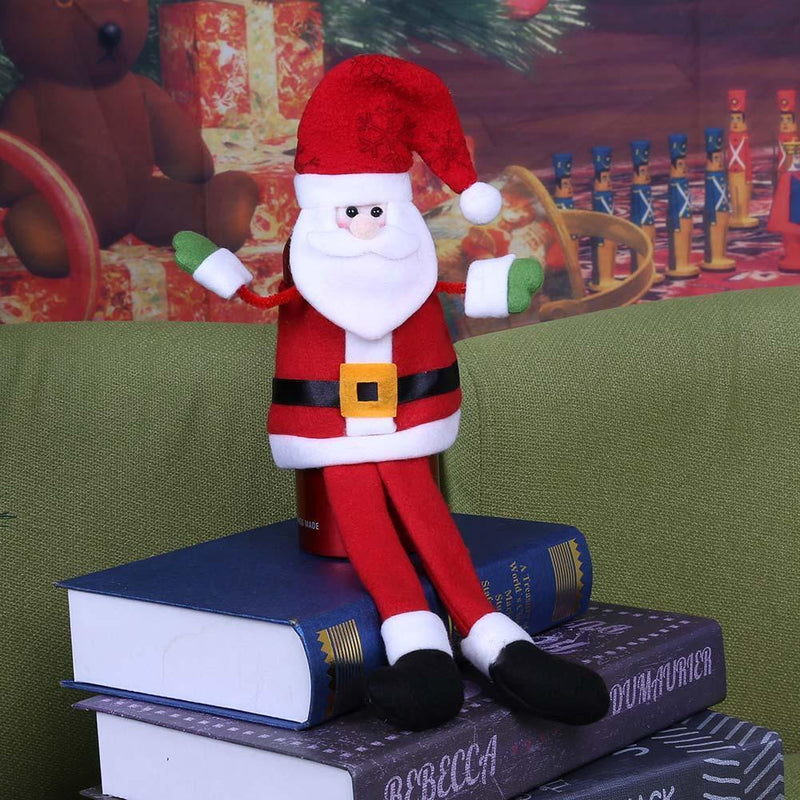Home Christmas Decoration Santa Theme Wine Champagne Bottle Cap Cover