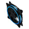 Halo Triple-Ring 120mm Quiet Fan for Desktop PC Computer Case Liquid Radiator