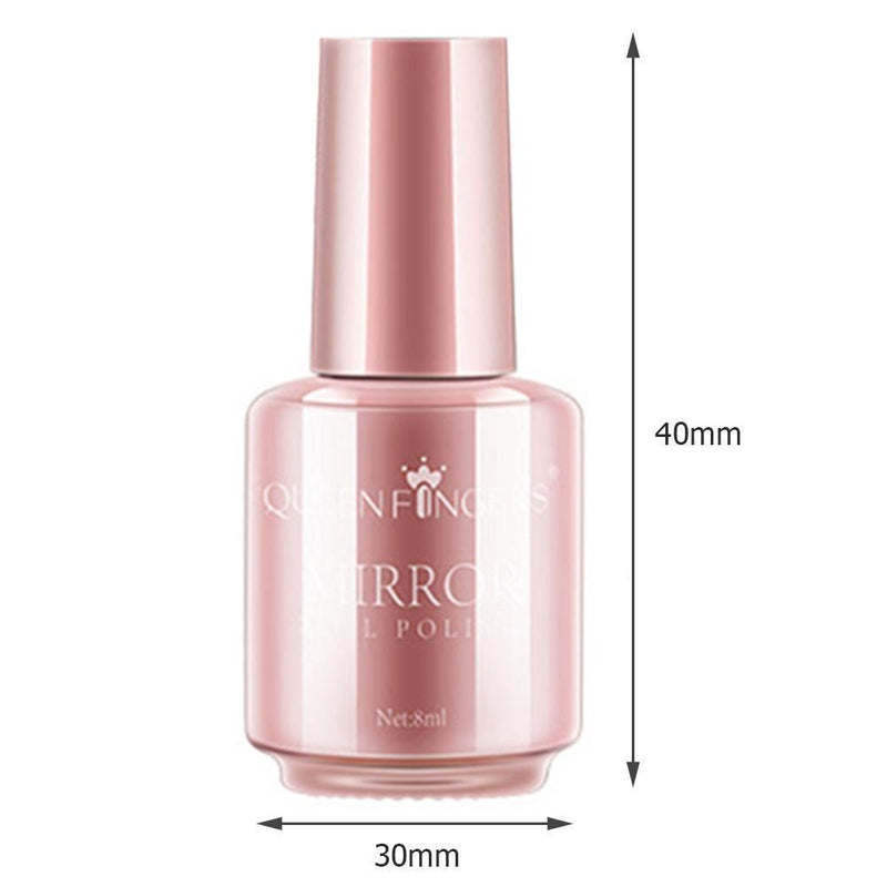 8ml Mirror Surface Nail Polish Metal Bright Manicure Lacquer Nail Art (03)